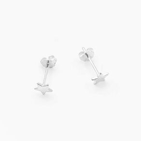 Sterling Silver Star Stud Earrings
