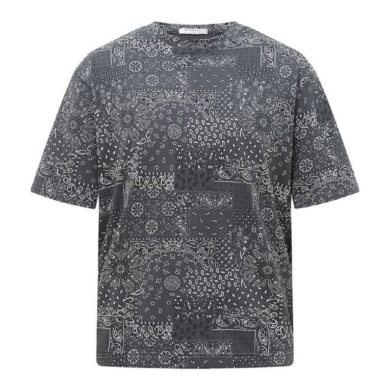 Garage Men's Heavyweight Boxy Tee Terry, Grey Dark, hi-res