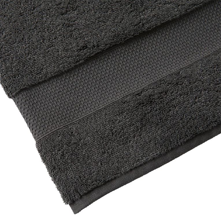 Living & Co Hotel Bath Towel Charcoal 65cm x 135cm, , hi-res