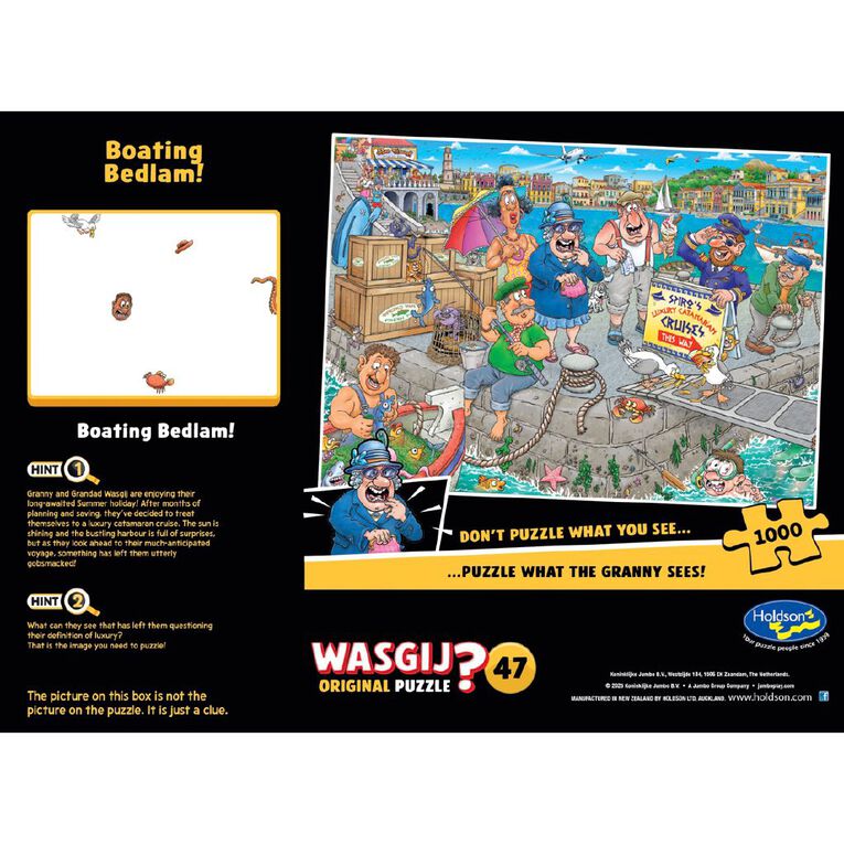 Wasgij Original Boating Bedlam 1000 Piece Assorted, , hi-res