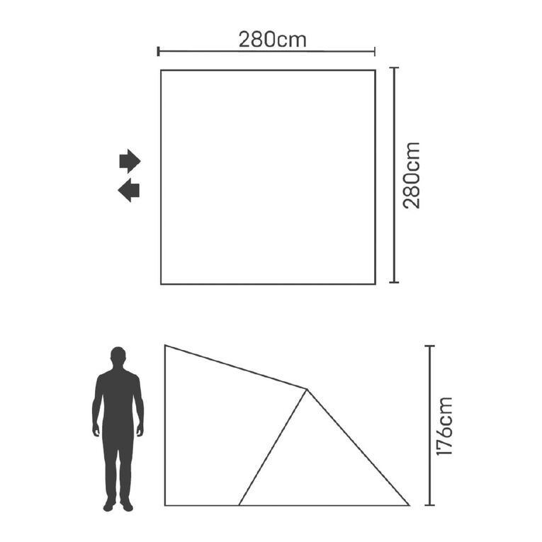 Navigator South Plus Pakiri Connect Tent for Sunshade, , hi-res