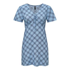 H&H Women's Short Sleeve Mini Tea Dress