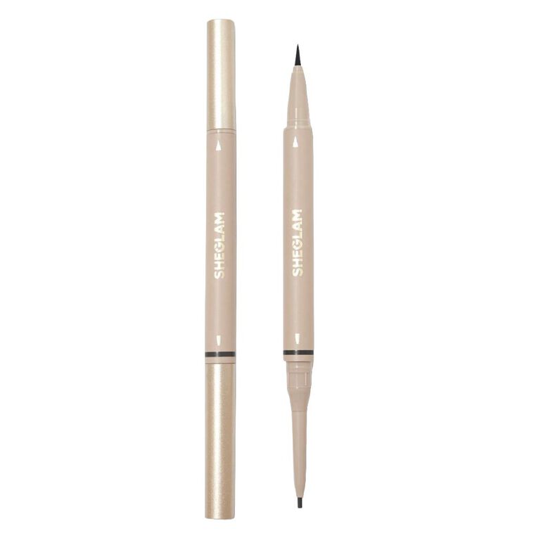 Sheglam Brows on Demand 2 in 1 Brow Pencil Chocolate, , hi-res