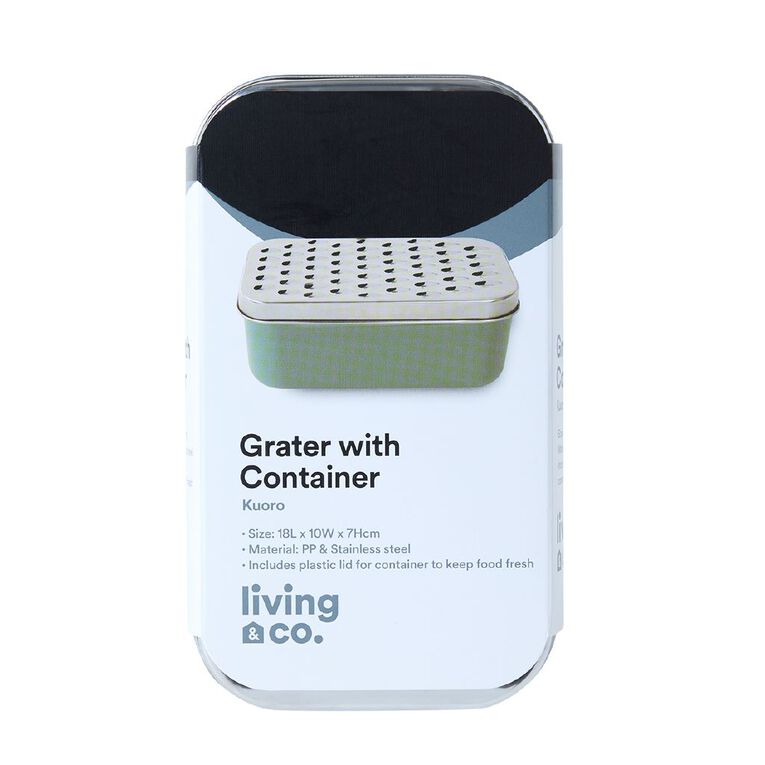 Living & Co Grater with Container, , hi-res
