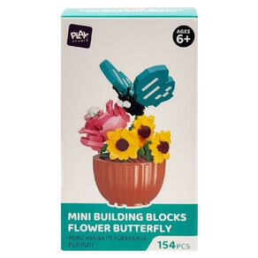 Play Studio Mini Building Blocks Flower Butterfly 151 Pieces