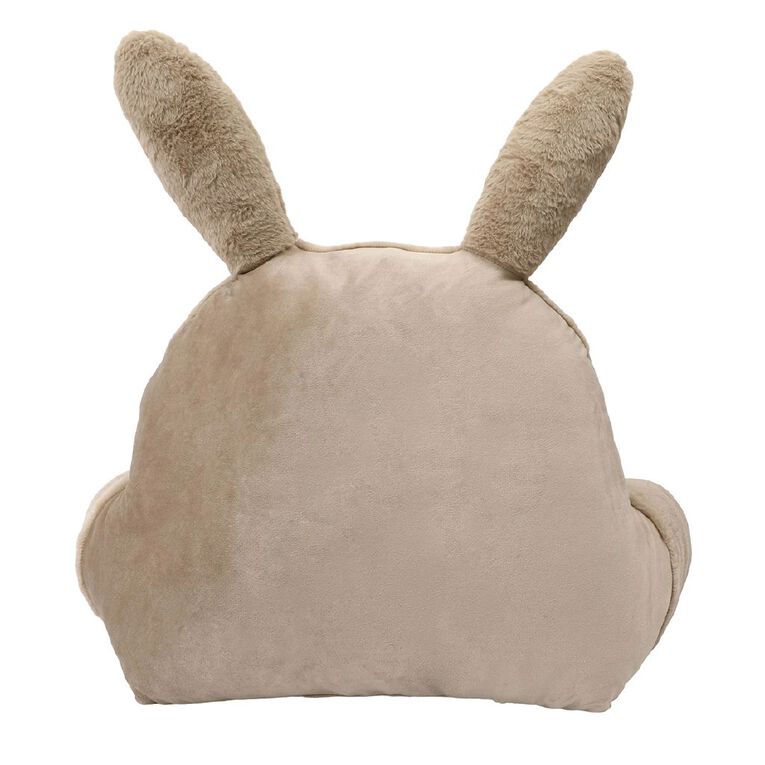 Living & Co Kids Reading Cushion Bunny Brown Mid, , hi-res