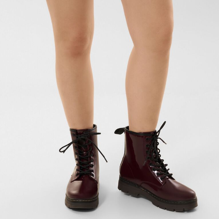 H&H Women's Hermoine Ankle Boots, Red Dark, hi-res