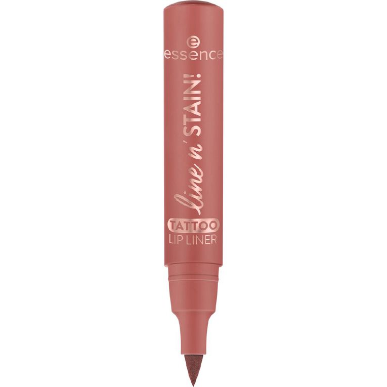 Essence Line N Stain! Tattoo Lip Liner 02 Must Have Brown, , hi-res