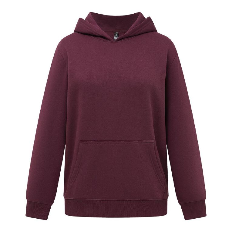 H&H Women's Essential Pullover Hoodie, Red Dark, hi-res
