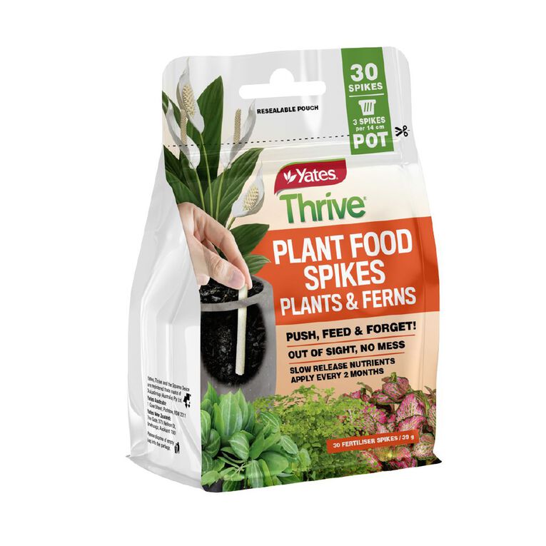 Yates Thrive Spikes Plants & Ferns 30 Pack, , hi-res