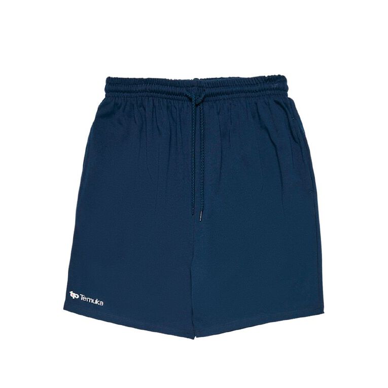Schooltex Temuka Primary Knit Shorts with Screenprint, Navy, hi-res