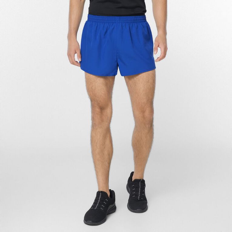 Active Intent Men's Run Liner Shorts, Blue Mid, hi-res