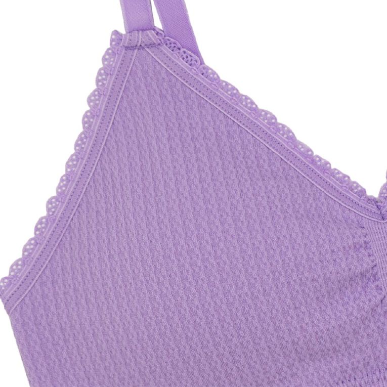 Clio Teen Seamfree Padded Bralette, Purple, hi-res