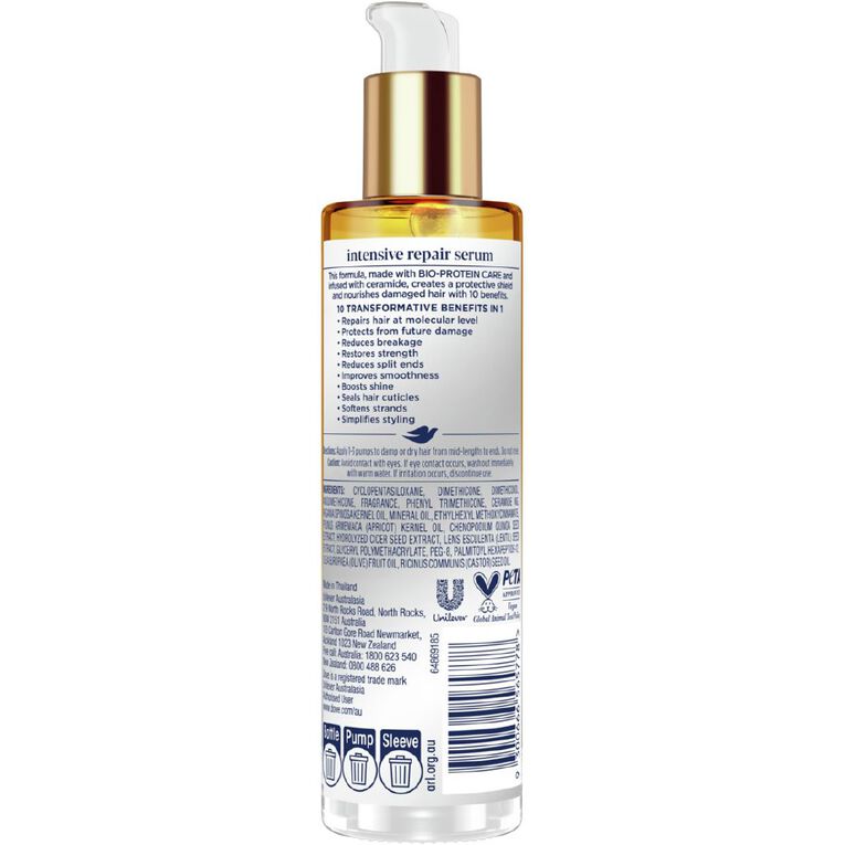 Dove Damage Therapy Intensive Repair Serum 95ml, , hi-res