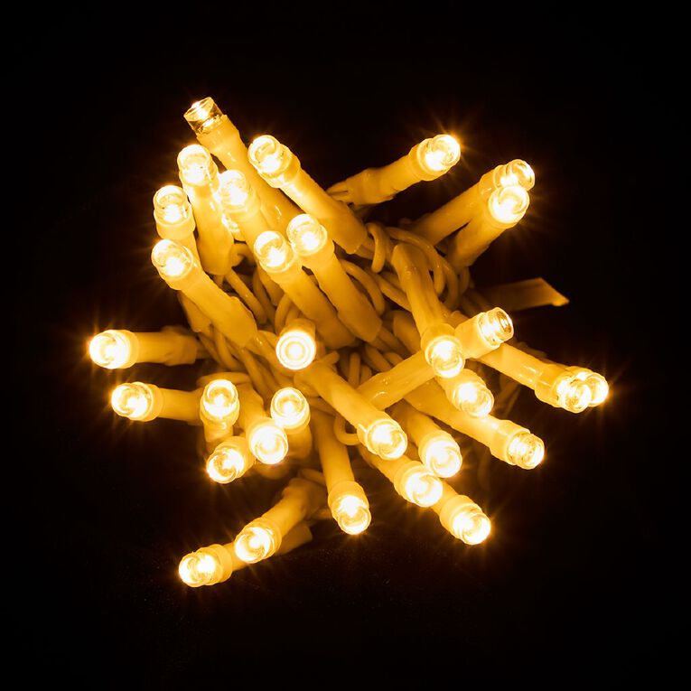 Wonderland Plug-in Christmas String Lights Warm White 19.5m, , hi-res