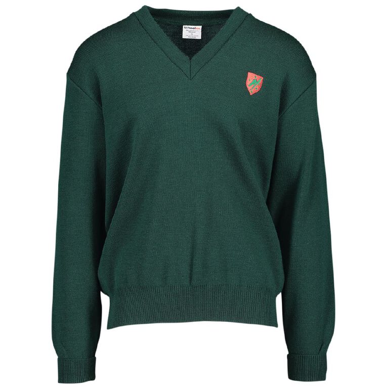 Schooltex Rangitikei College Jersey with Embroidery, Bottle Green, hi-res