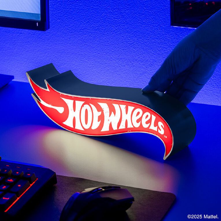 Paladone Hot Wheels Red & White Logo Light, , hi-res
