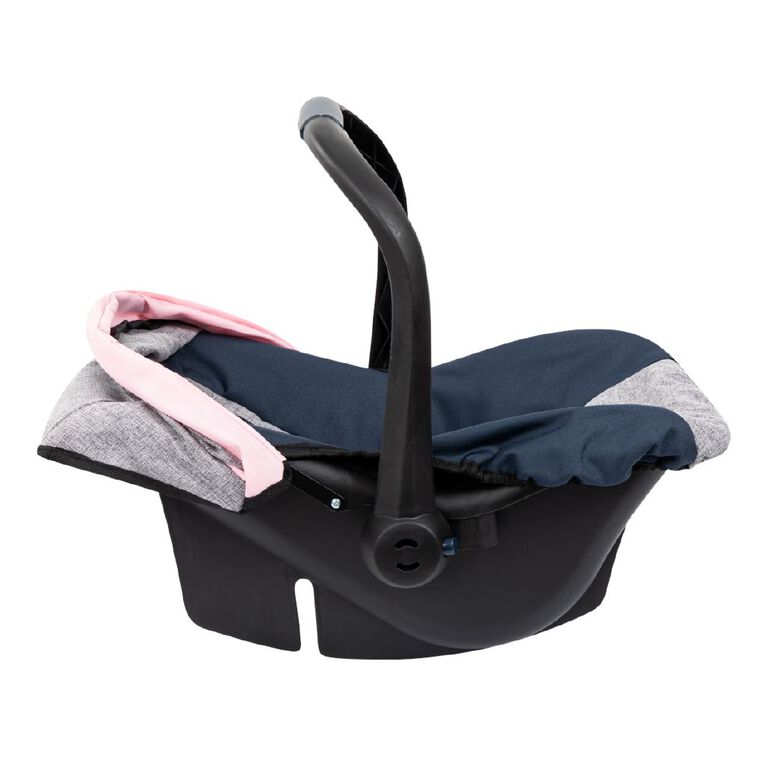 Bayer Deluxe Car Seat with Canopy Grey/Pink/Blue, , hi-res