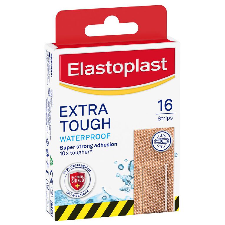Elastoplast Heavy Fabric Waterproof Strips 16 Pack, , hi-res