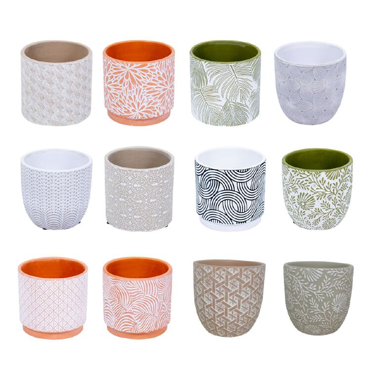Kiwi Garden Terracotta Pots 13.5x13.5x12.5cm, , hi-res