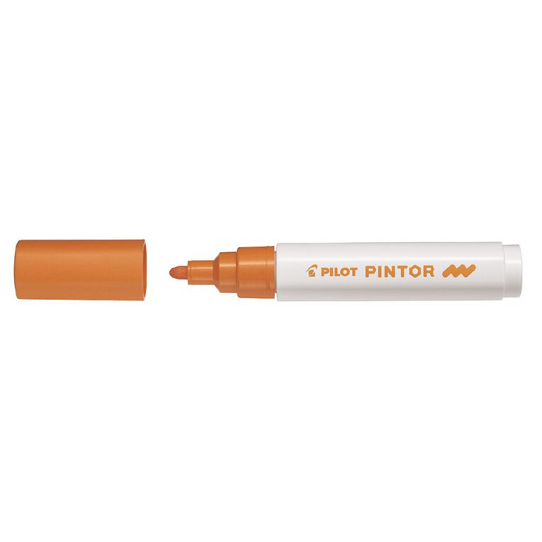 Pilot Pintor Marker Bullet Medium 4.5mm Tip Orange, , hi-res