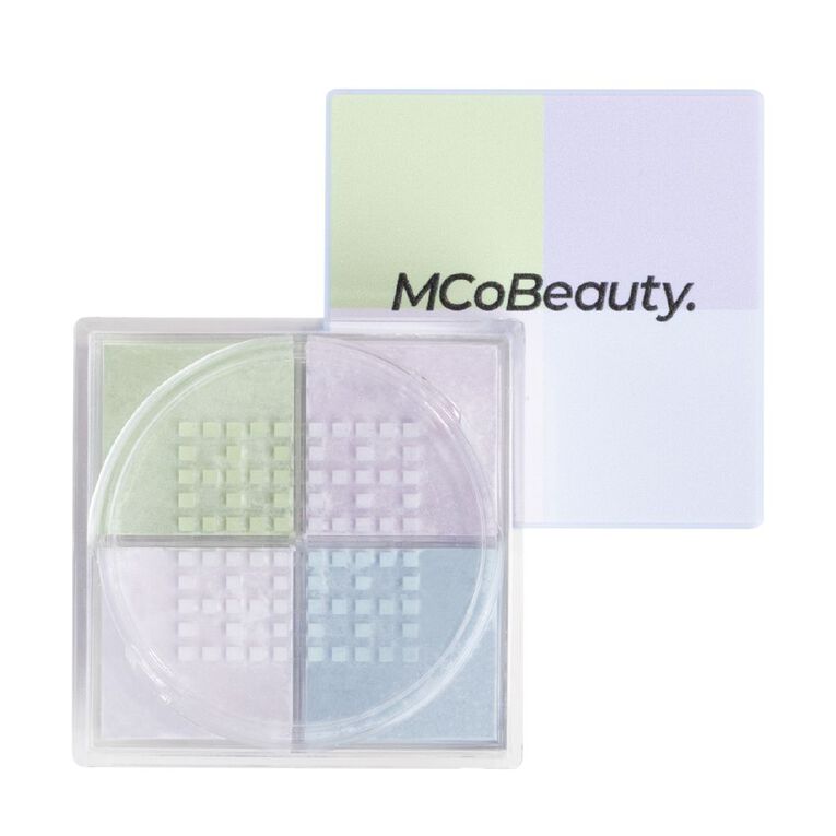 MCoBeauty Correcting Quad Loose Powder- Light- Medium, , hi-res
