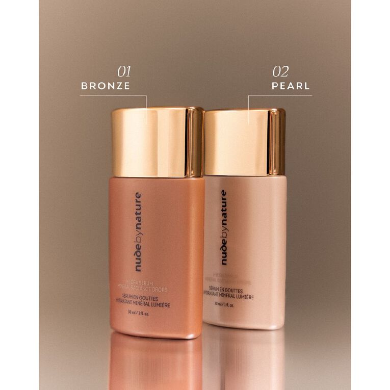 Nude By Nature Hydra Serum Mineral Radiance Drops 30ml 02 Pearl, , hi-res