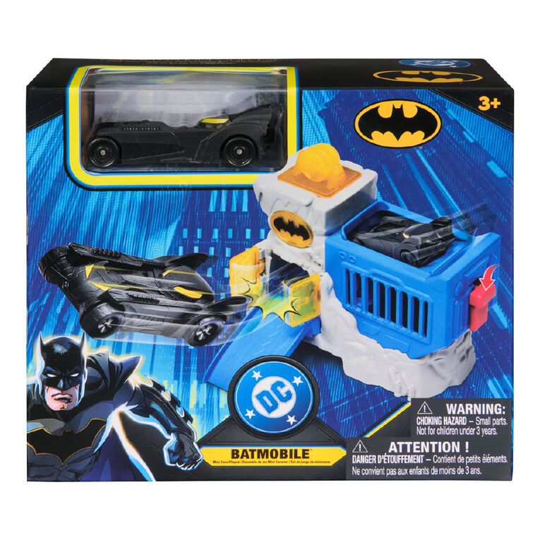 Batman Batcave Mini Playset A with Mini Batmobile, , hi-res