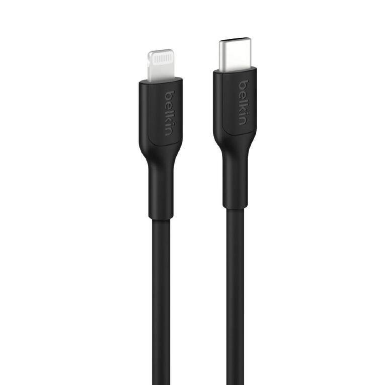 Belkin USB-C To Lightning BoostCharge Cable 1m Black, , hi-res