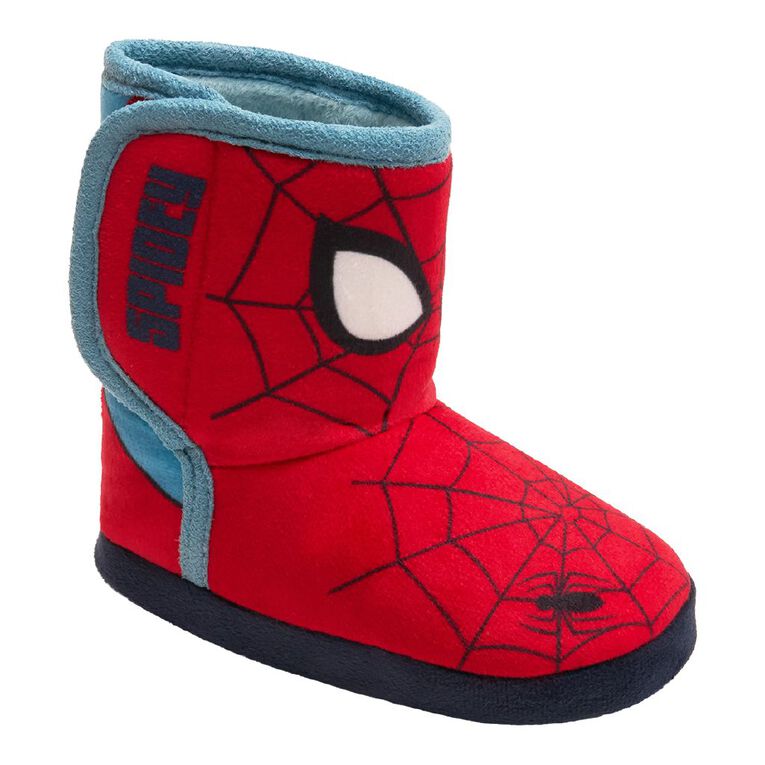 Spider-Man Junior Kids' Slipper Boots, Red, hi-res