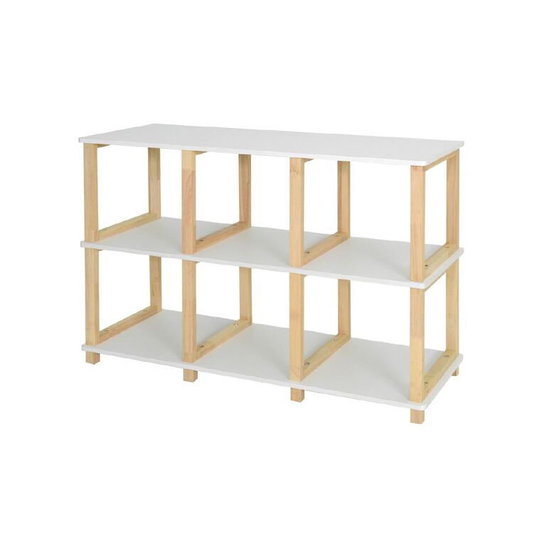 Living & Co Luca Kids 6 Cube Storage Unit, , hi-res