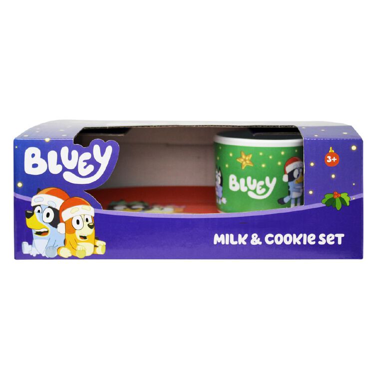 Bluey Milk & Cookie Set, , hi-res