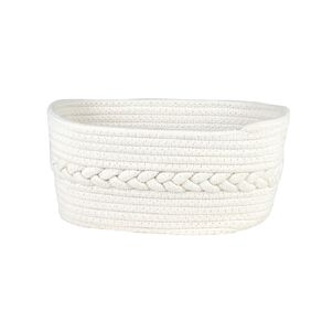 Living & Co Cotton Basket Small White