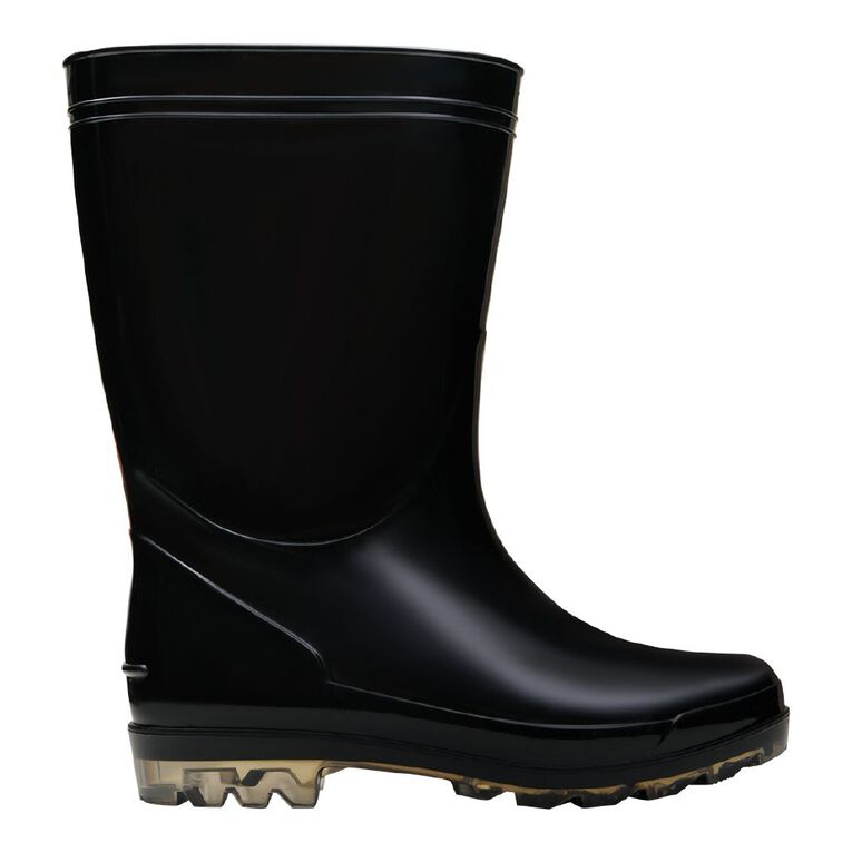 H&H Women's PVC Splash Gumboots, Black, hi-res