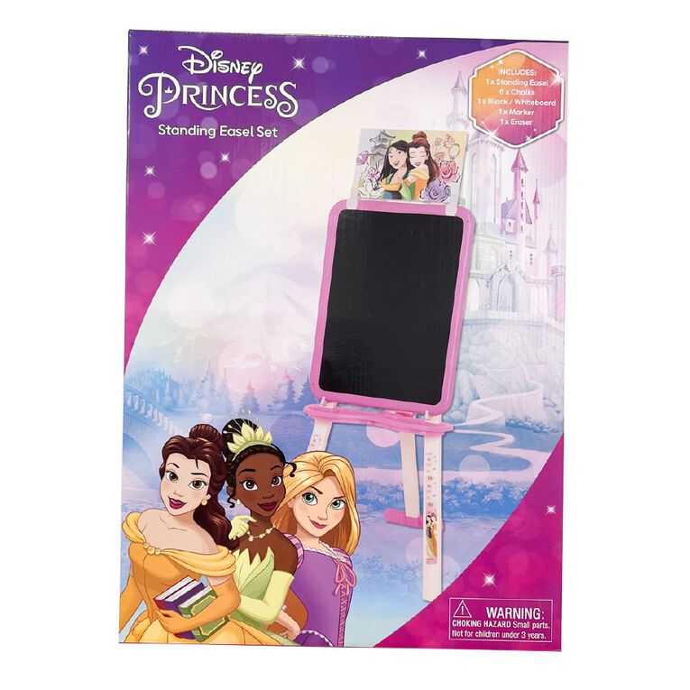 Disney Princess Art Easel with Colouring | The Warehouse