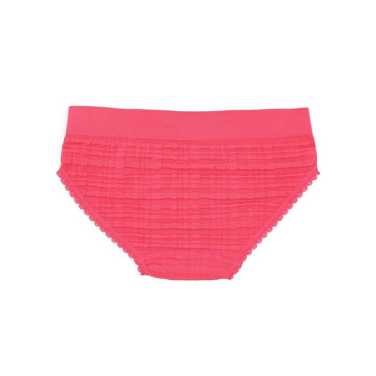 Clio Teen Grid Vibe Seamfree Bikini 2 Pack, Red, hi-res