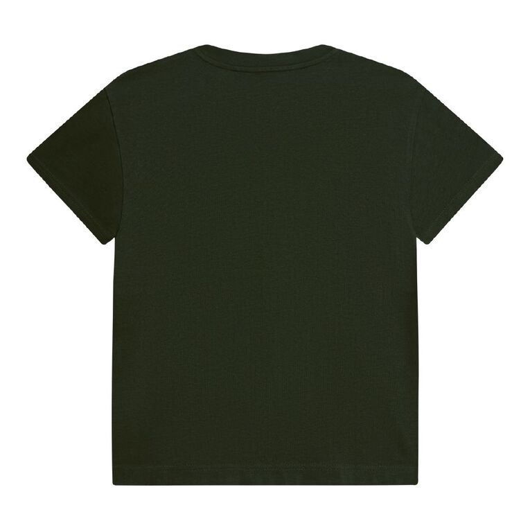 Young Original Short Sleeve Urban Academy Heavy Weight Boxy Tee, Green Dark, hi-res