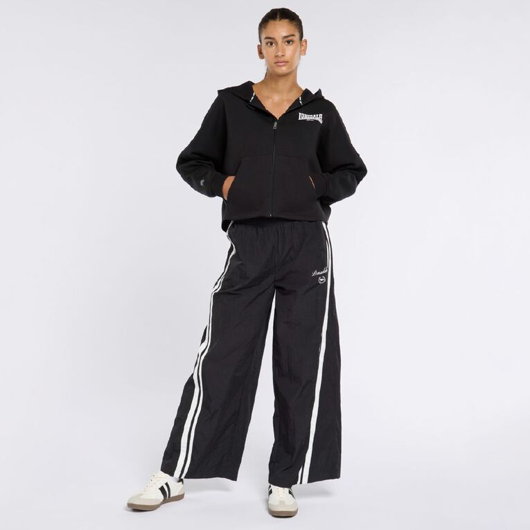 Lonsdale Women's Double Knit Zip Thru Sweatshirt, Black, hi-res