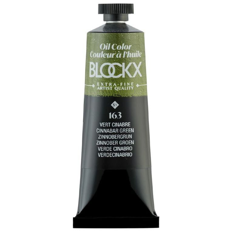 BLOCKX Oil Tube 35ml S1 163 Cinnabar Green Green, , hi-res