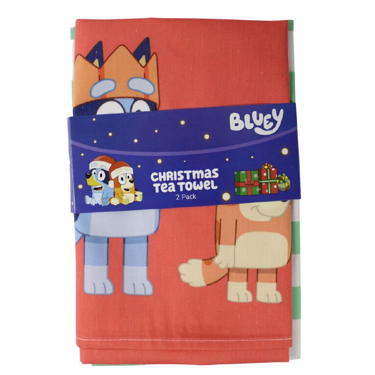 Bluey Tea Towels 2 Pack, , hi-res