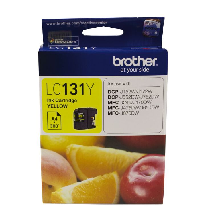 Brother Ink LC131 Yellow (300 Pages), , hi-res