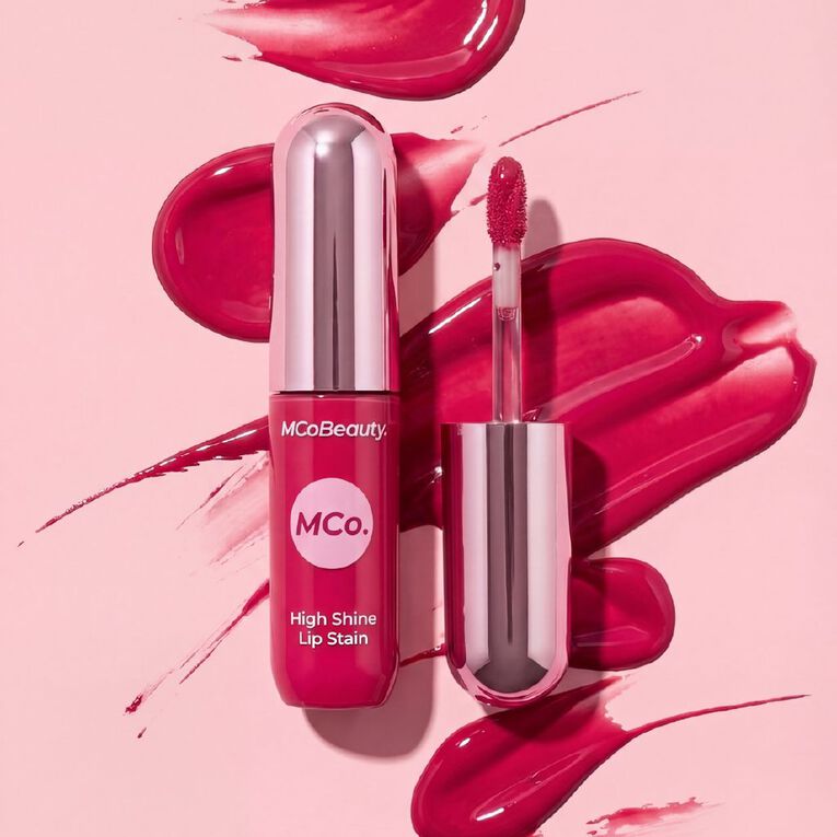 MCoBeauty High Shine Lip Stain - Pink Candy, , hi-res