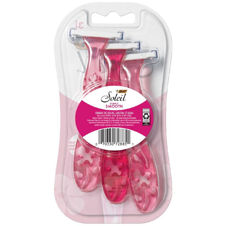 Bic Soleil Simply 3 Blades 3 Pack, , hi-res