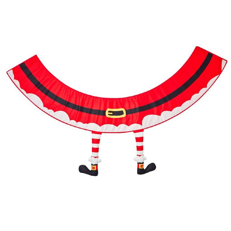 Ruby Ware Warehouse Wonderland Christmas Tree Skirt Santa with Legs Red 60cm Red | The ...