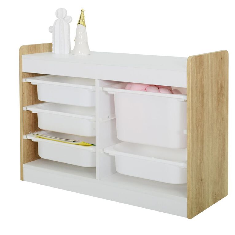 Living & Co Luca Kids' Tub Storage Unit, , hi-res