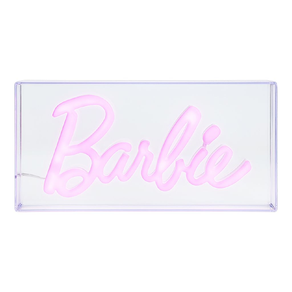 thumbnail image 2 of Paladone Barbie LED Neon Light - 8.7 Inch Pink Doll Profile Lamp USB Powered | Officially Licensed Barbie Decor 2 of 11