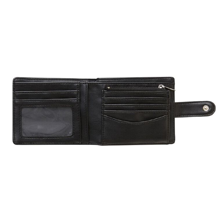 H&H Men's Classic Wallet, Black, hi-res