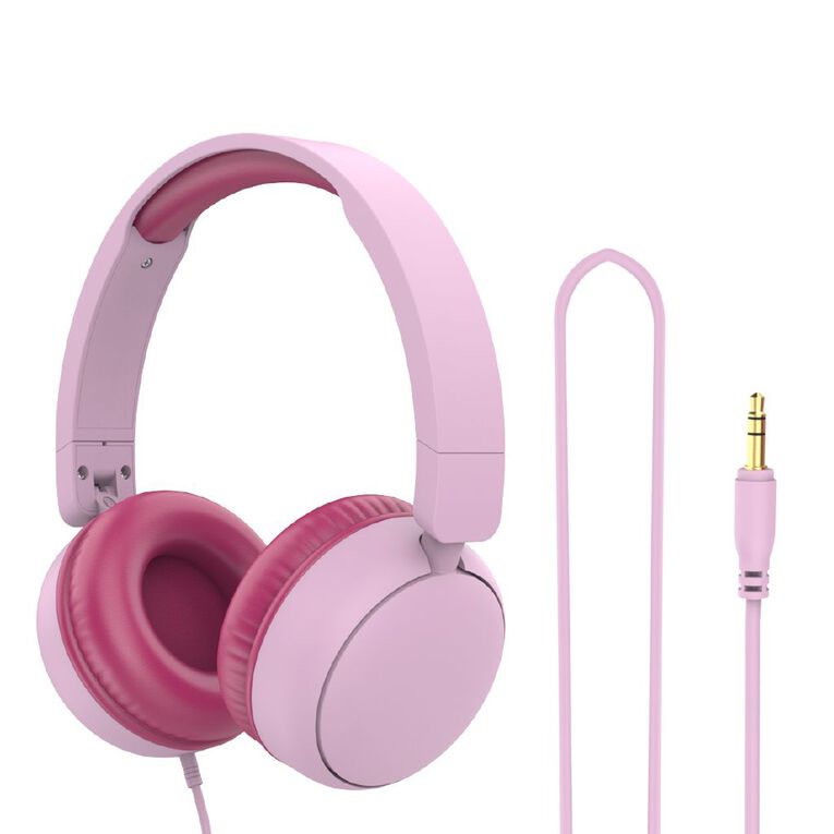 Veon 3.5mm Wired Headphones VNQ602PNK Pink, , hi-res
