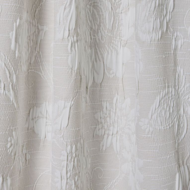 Living & Co Maeve Curtains Grey 150-230cm Wide/205cm Drop, , hi-res
