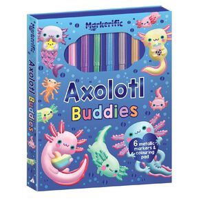 Markerific Activity Folder: Axolotl Buddies